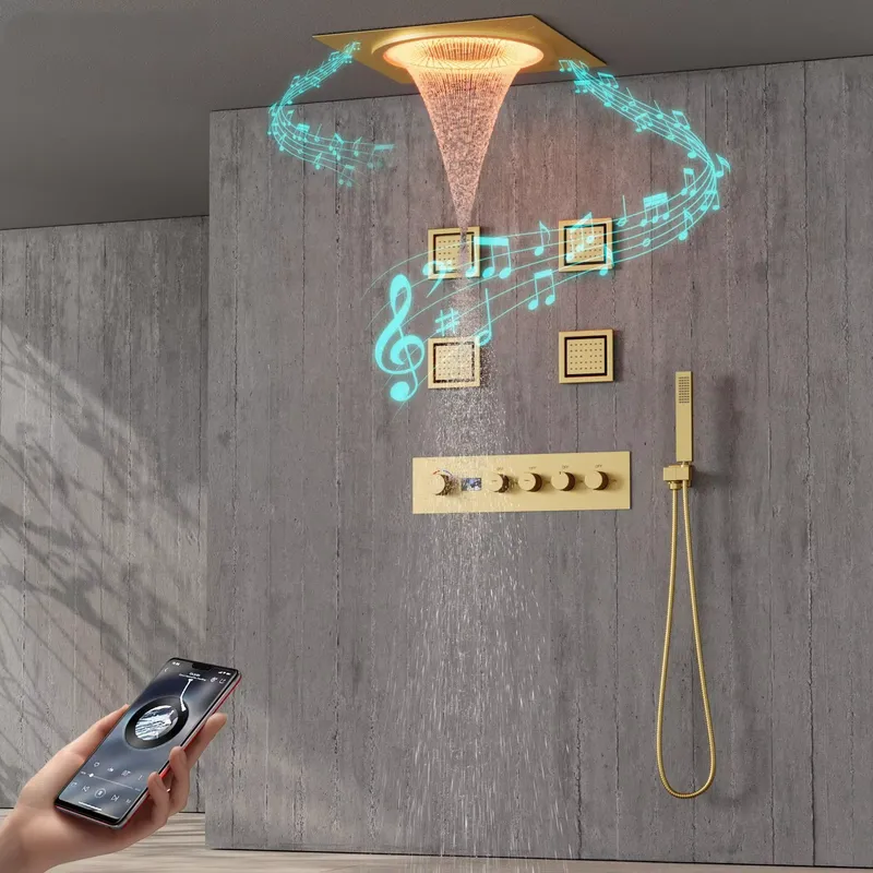 Spa & Wellness Paradies Braunschweig - Ensemble de douche LED intelligent avec