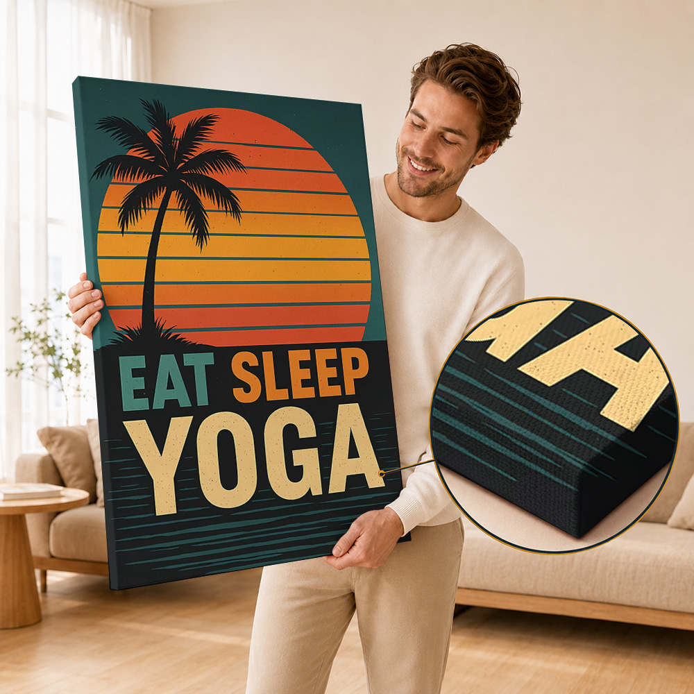 Affiche imprimée sur toile de  - Spa Wellness Yoga avis et prix