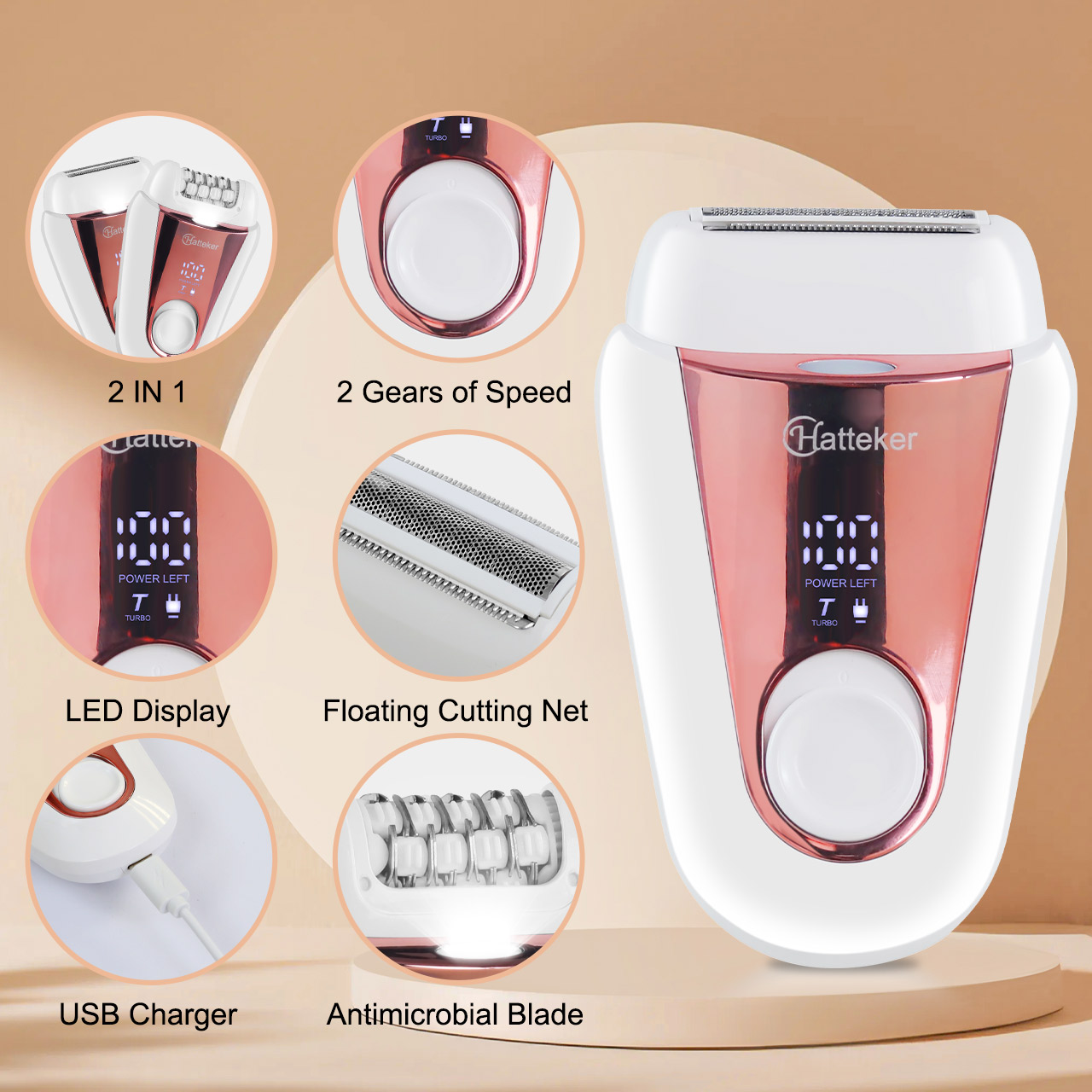 Épilateur rechargeable 2-en-1  - Epilator Wireless avis et prix